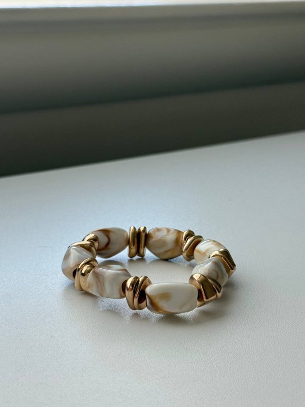 Elastic Band Bead Bracelet